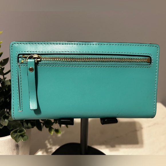Kate Spade Aqua Leather Wallet - Picture 2 of 3
